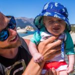 Babies-First-Time-On-A-Stand-Up-Paddle-Board-Lake-Tahoe-Beach-SUP