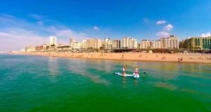 Brighton-Beach-Paddle-Board-GoPro-TBS-Discovery-Quadcopter