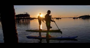 Epic-sunset-SUP-in-Maine