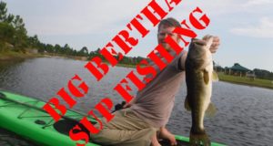 Giant-Largemouth-Bass-on-a-Paddle-Board-SUP-FISHING