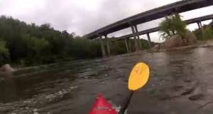 Great-Rappahannock-Whitewater-Canoe-Race-2016-Paddle-beneath-the-I-95-bridge.