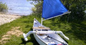 How-to-make-a-simple-sail-for-a-canoekayakDingy-for-about-20-dollars