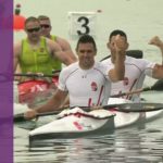 Hungary-win-Gold-in-the-Mens-K2-100m-sprint-Canoe-Sprint-Baku-2015-European-Games