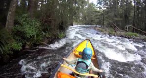 MANNING-RIVER-Whitewater-canoeing-OC1-OC2-in-Mad-River-Canoes-with-kids-GoPro