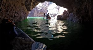 Paddle-Boarding-the-Black-Canyon-in-Nevada
