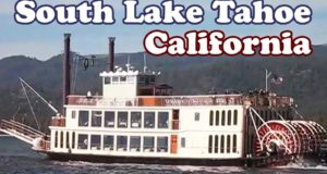 South-Lake-Tahoe-California-Paddlewheel-Boat-Cruising-Lakes-River-Paddlewheeler-Ship-Cruises-Video