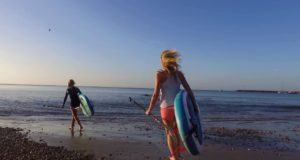 Stand-Up-Paddle-Boarding-Drone-Footage-SUP-Lyme-Regis